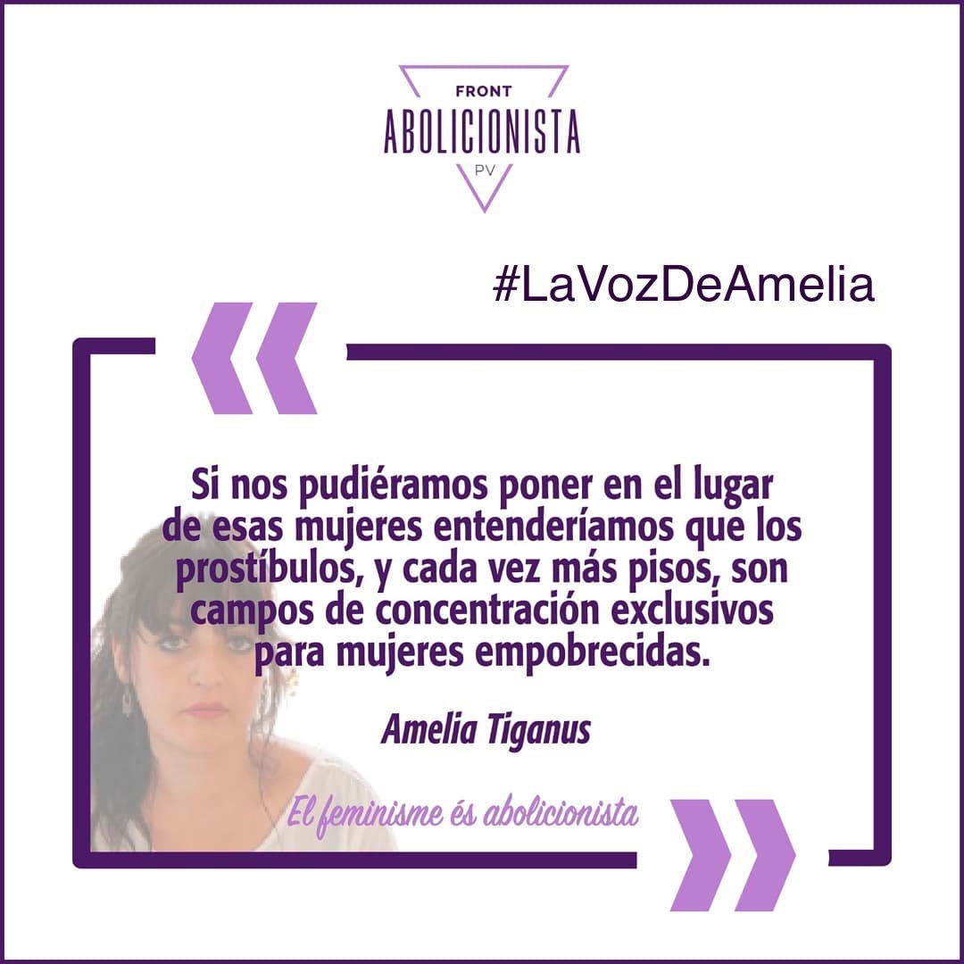 FrontPv's tweet photo. Mafias y puteros están nerviosos. Saben q
#LaRazónFeminista con una de sus principales voces, 
#LaVozDeAmelia
@amelia_tiganus, 
suma cada vez más voluntades y consciencias de q para garantizar los
#DDHHdeLasMujeres
es indispensable la 
#AboliciónDeLaProstitución
#LOASPseráLEY https://t.co/VnxGlcPi7T