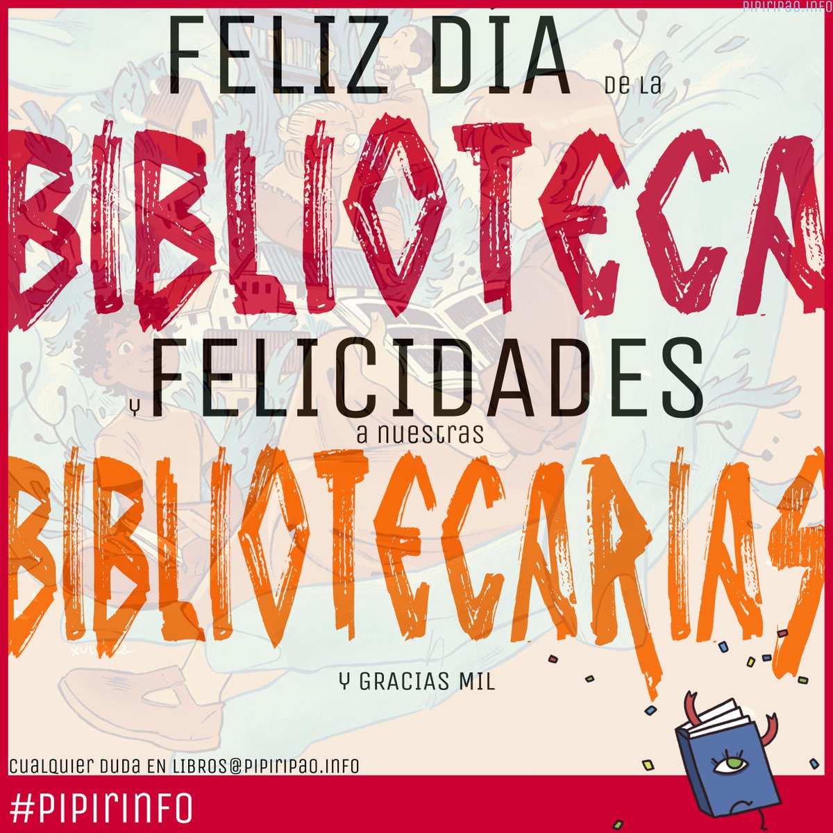PIPIRIPAOinfo's tweet photo. ¡¡Feliz día!!🥰 #DíaDeLasBibliotecas2022 #BiblioTEcuida #Biblioteca https://t.co/7Kz1LCVIXm