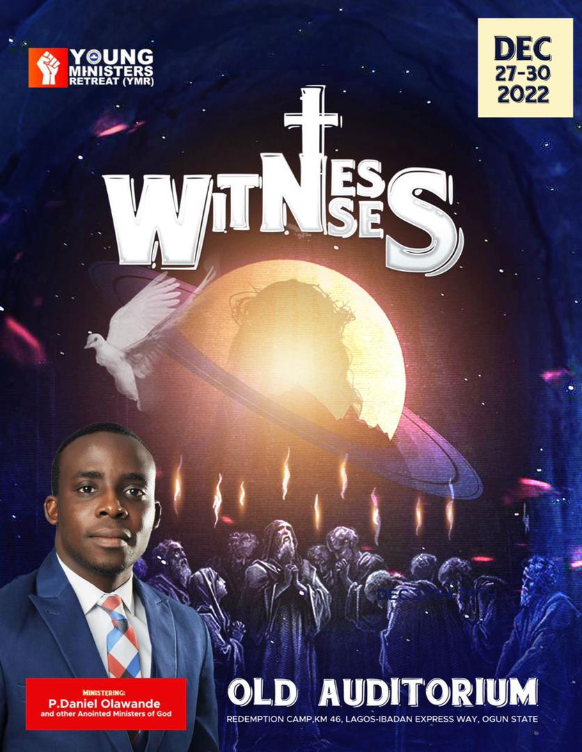 pdanielolawande's tweet photo. Register for YMR 2022 via this link:
https://t.co/W1ah5Gn5BA.

Date: December 27-30, 2022.
Venue: Redemption Camp
Ministering: Holy Spirit through P.Daniel and other Anointed vessels of God

SEE YOU THERE. 
DON’T COME ALONE, INVITE YOUR FRIENDS !
#WITNESSES
#YMR2022

@ymrglobal https://t.co/3IdF0KNLLR