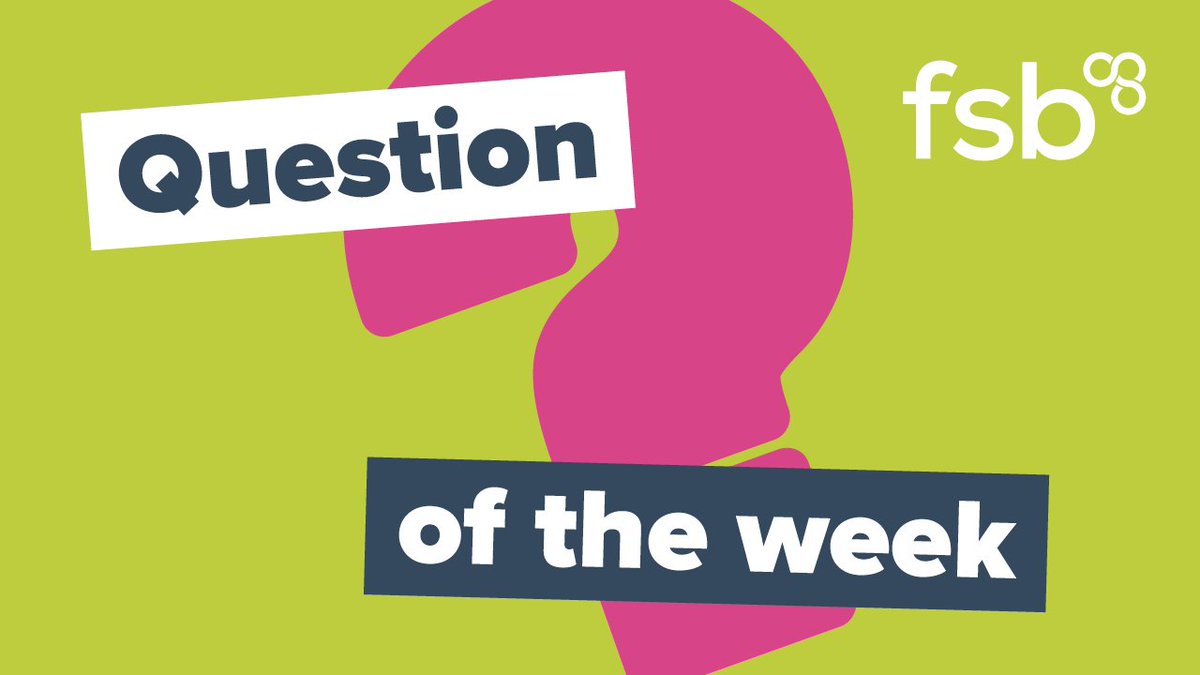 It's Question of the Week time again! This week, we want to know what interventions from the <a href="/scotgov/">Scottish Government</a> small businesses would find helpful - take the 2-minute survey here: smartsurvey.co.uk/s/QOTW241022/