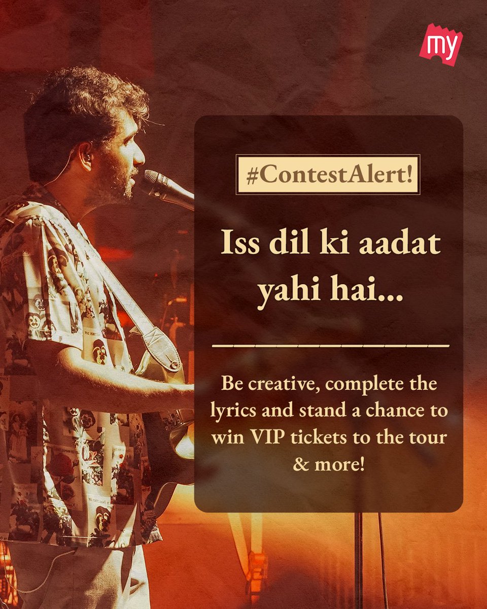 bookmyshow's tweet photo. We’ll go first! 
Iss dil ki aadat yahi hai…lunch ho ya dinner biryani hi sahi hai 😋
 
Comment with your best shot and stand a chance to win VIP tickets for #TWTLD India Tour 2022 and official @prateekkuhad merch! 

#WithLoveFromKuhad #MagicMoments #MagicMomentsWithPrateekKuhad https://t.co/6GEqfUaV15