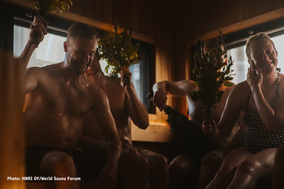 Sauna bathing is good for the heart. ❤️ Studies show that blood pressure drops when you’re sitting in a hot sauna. The more you bathe in a #Finnish sauna, the more your heart and body get “exercise”. #SaunafromFinland