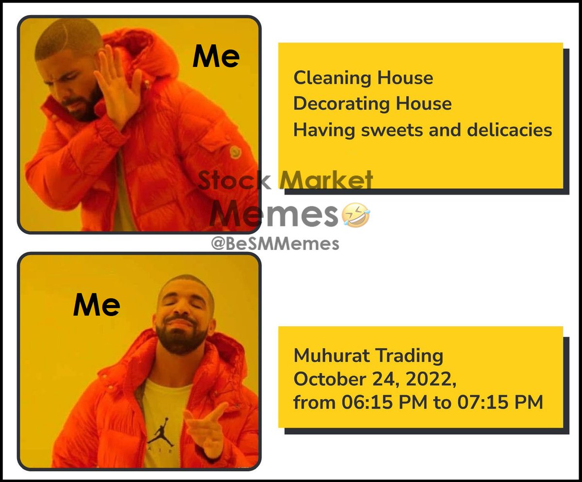 BeSMMemes's tweet photo. 🔰Diwali 🎇🎆 #MuhuratTrading😂

👉https://t.co/qQ6qP3ouRM
#Muhurat #Diwali #HappyDiwali
#HappyDiwali2022 #Investor #Trader
#Memes #StockMarketMemes @BeSMMemes https://t.co/Sc8VQ3RvXD