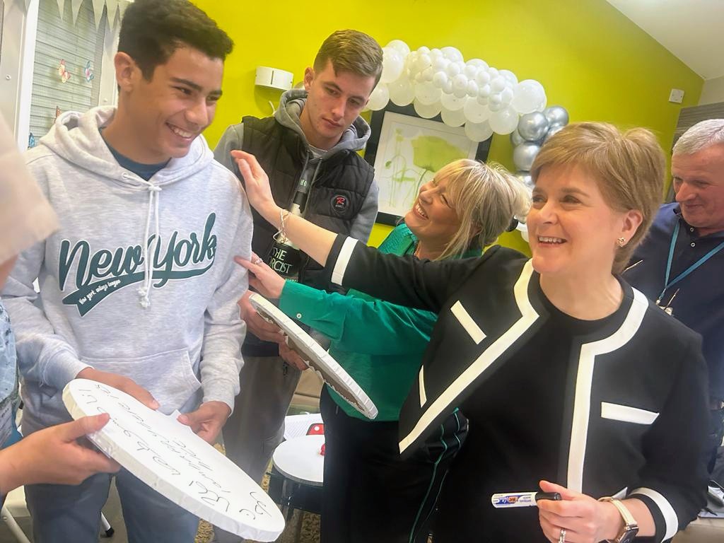 First Minister tweet media