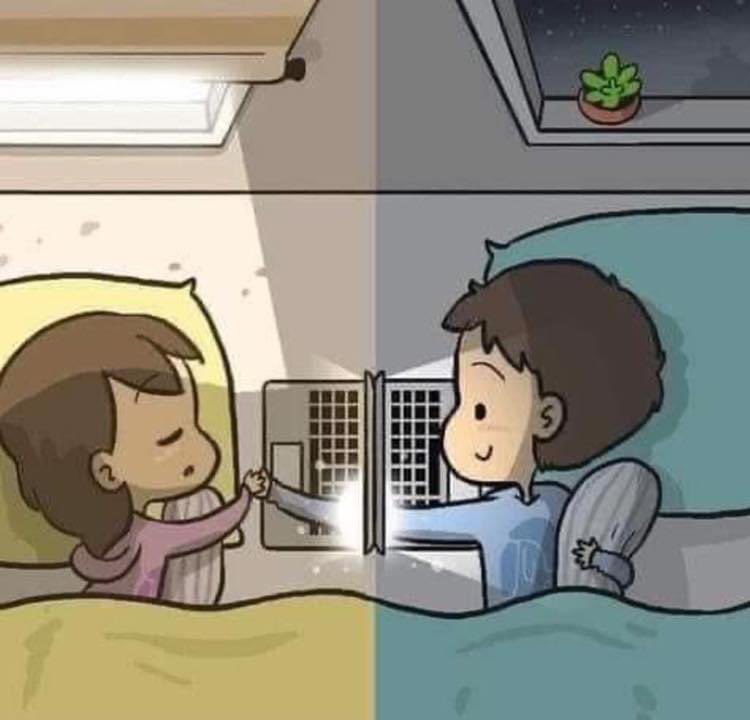 "Obrigada por me fazer tão feliz mesmo estando longe" ❤️