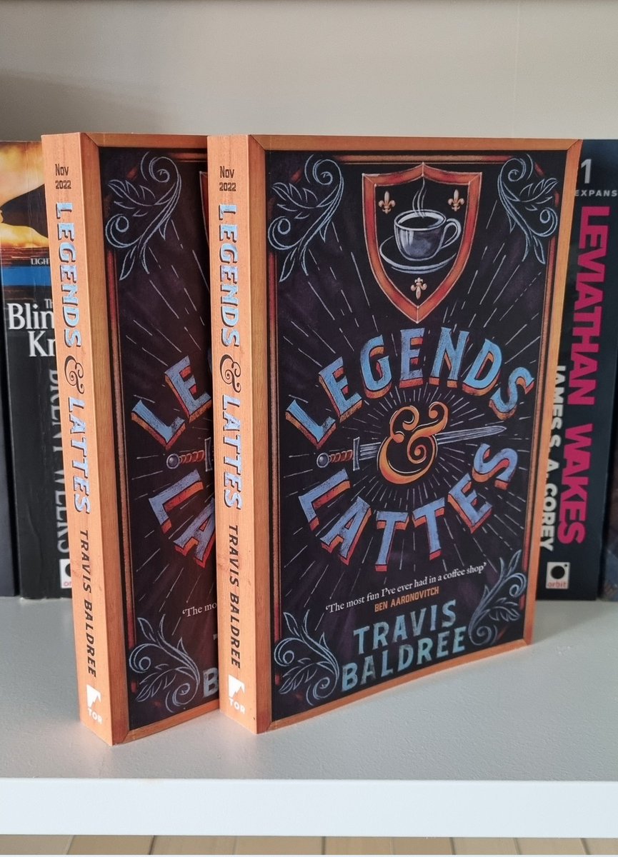 Dan (@d_sauthor) on Twitter photo I accidently got sent 2x <a href="/TravisBaldree/">Travis Baldree</a>'s Legends & Lattes ARCs, so I'm doing a giveaway courtesy of <a href="/BlackCrow_PR/">Black Crow</a>!
RT this post & join my mailing list to enter: da-smith.co.uk/newsletter-sig…
Open Internationally. Winner drawn 26/10/2022 I accidently got sent 2x <a href="/TravisBaldree/">Travis Baldree</a>'s Legends & Lattes ARCs, so I'm doing a giveaway courtesy of <a href="/BlackCrow_PR/">Black Crow</a>!
RT this post & join my mailing list to enter: da-smith.co.uk/newsletter-sig…
Open Internationally. Winner drawn 26/10/2022