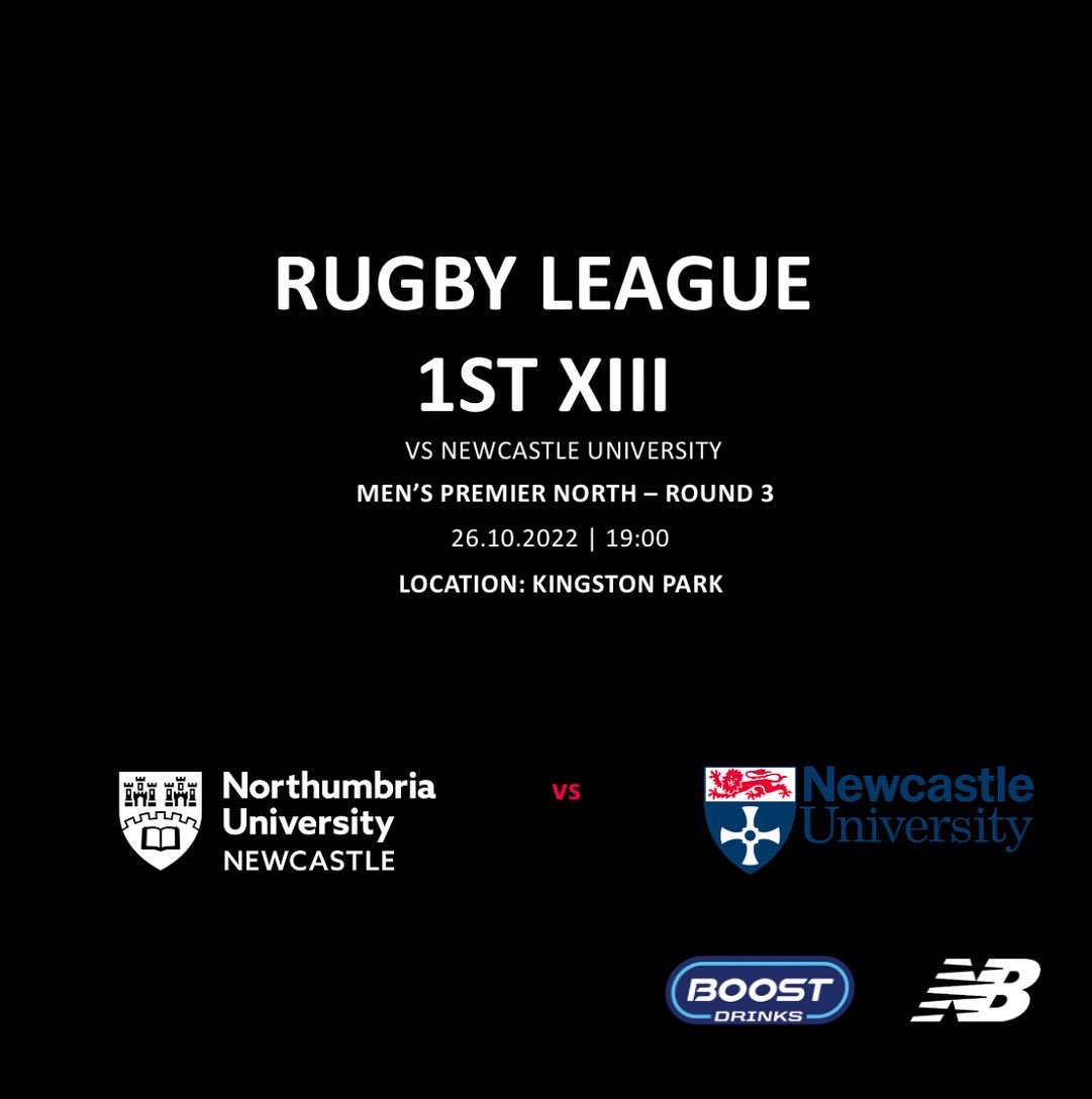 Northumbria University Rugby League Club tweet media