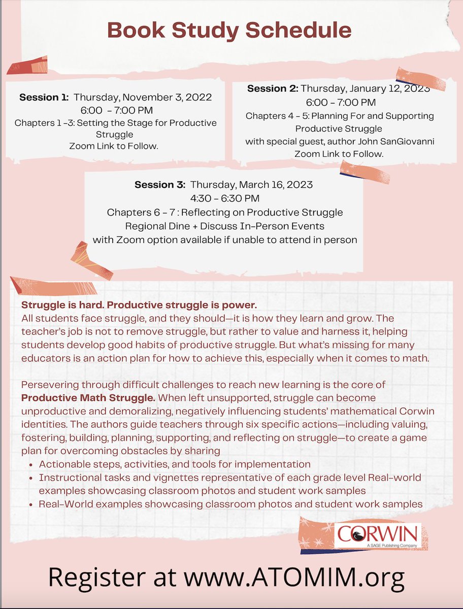 ATOMIM (@mainemath) on Twitter photo Book study 22-23 is geared supporting students with productive struggle! Participants choose between 2 virtual sessions with 1 in person or 3 virtual sessions. Sign up here: atomim.wildapricot.org/events <a href="/rimtamath/">Rimtamath</a> <a href="/NHTM1964/">NHTM</a> @VermontMath <a href="/atomic_math/">ATOMIC Math</a> <a href="/ATOMICMath/">ATOMICMath</a> <a href="/ATMIM_Updates/">ATMIM</a> Book study 22-23 is geared supporting students with productive struggle! Participants choose between 2 virtual sessions with 1 in person or 3 virtual sessions. Sign up here: atomim.wildapricot.org/events <a href="/rimtamath/">Rimtamath</a> <a href="/NHTM1964/">NHTM</a> @VermontMath <a href="/atomic_math/">ATOMIC Math</a> <a href="/ATOMICMath/">ATOMICMath</a> <a href="/ATMIM_Updates/">ATMIM</a>