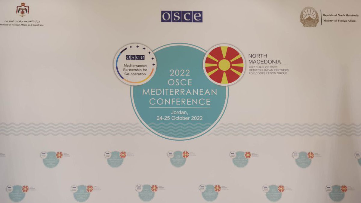 At the 2022 #OSCE Mediterranean Conference in Jordan #Russia stands for promoting co-operation with the OSCE Mediterranean Partners on relevant work across the three dimensions of comprehensive security @RusEmbJordan
