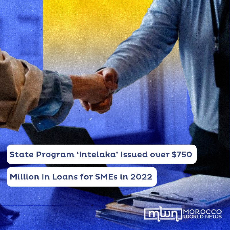 MoroccoWNews's tweet photo. #Intelaka program, a state program aiming to finance and support Moroccan Small and Medium-Sized Businesses (SMEs) issued MAD 8 billion ($752.7 million) in loans at the end of August 2022.
Read More: https://t.co/vy0wJy8gNa https://t.co/NknM7TdCYZ