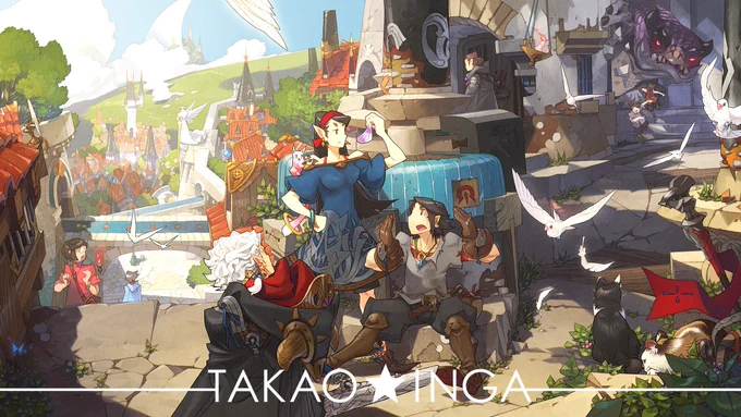 TAKAOINGA No.35『鱗の持ち主』/裏面は制作秘話 