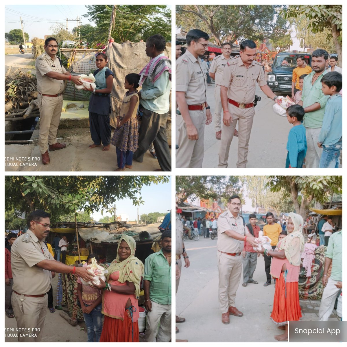 mainpuripolice's tweet photo. क्षेत्राधिकारी करहल द्वारा #Diwali पर्व के शुभ अवसर पर असहाय/जरूरतमंद बच्चों/वृद्धजनों को मिष्ठान/उपहार/आदि वितरित कर दीपावली की शुभकामनाएं दी गई।
#SurakshaKiDiwali
#UPPolice https://t.co/57gm8Na4PJ