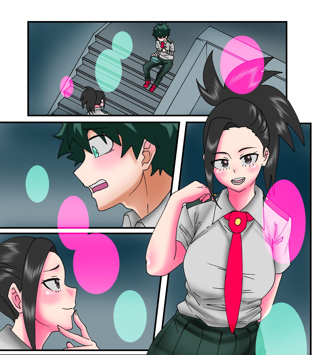 MADIRON アニメーション @PATREON on X: Momo's Sad Cat Dance #mha