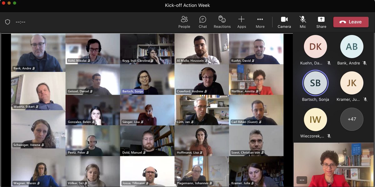 AmritaNarlikar's tweet photo. Action Week @GIGA_Institute! Together we reflect on & further devp key institutional processes that enable our research excellence & impact e.g. #GoodResearchPractice #ResearchEthics #DataManagement #Safety #OpenScience #DigitalFieldwork #IT #CarbonFootprint #Diversity & more! https://t.co/6CXi9NgBAL
