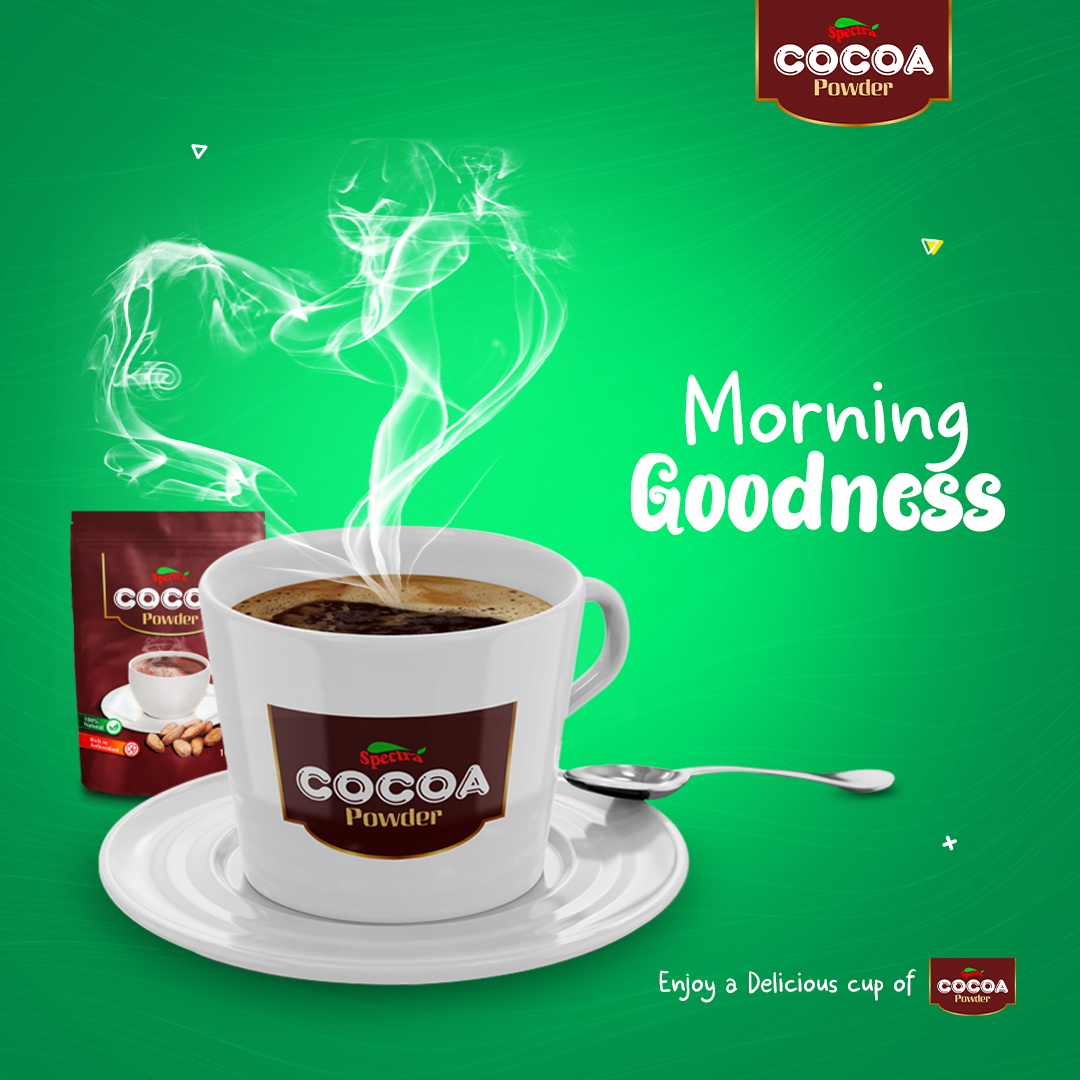 Spectra_Ind_Ltd's tweet photo. Relax your self with a cup of cocoa drink. It's a new week, make it count...
#cocoapowder #spectra #spectraindustries https://t.co/XwQVdgYfQL