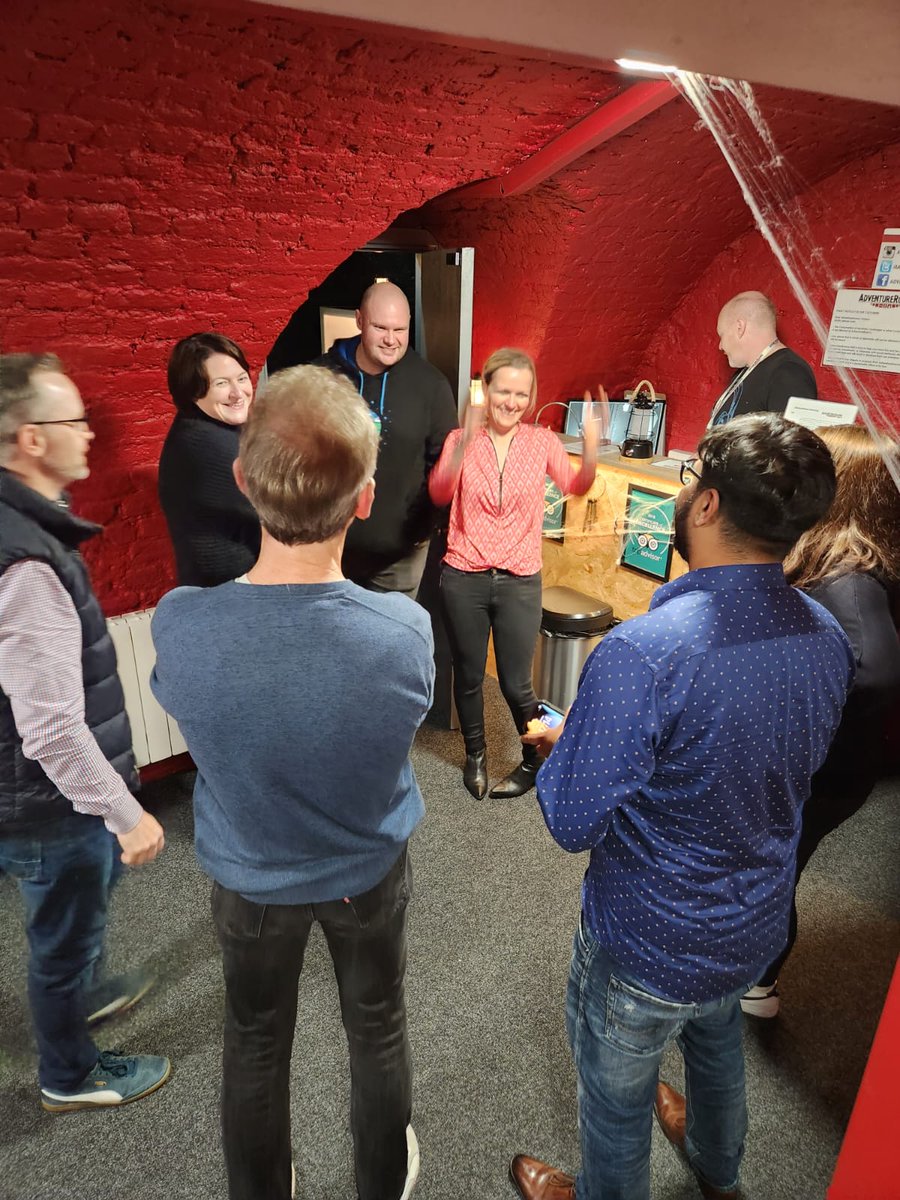 ThePanelDublin's tweet photo. Last week when the weather didn't comply we escaped to @AR_Escapegames, thanks Keith for squeezing us in and for hosting us. Well done team for doing your best, we are glad everyone escaped, eventually... 😂 

#thepanellife #teamthepanel #teambuilding https://t.co/l8duaXFH7f