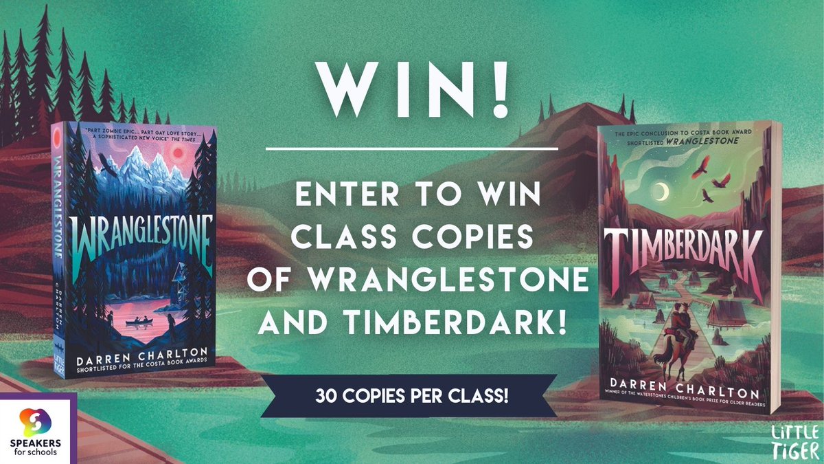 Speakers for Schools (@speakrs4schools) on Twitter photo SECONDARY EDUCATORS/LIBRARIANS 🤩
To celebrate Darren Charlton's #Timberdark, the sequel to our previous NTBC read, Wranglestone, <a href="/LittletigerUK/">Little Tiger Books</a> are giving away 15 copies of both to use in schools! #competition
To enter, give this post:
👍 A like
🤝A retweet SECONDARY EDUCATORS/LIBRARIANS 🤩
To celebrate Darren Charlton's #Timberdark, the sequel to our previous NTBC read, Wranglestone, <a href="/LittletigerUK/">Little Tiger Books</a> are giving away 15 copies of both to use in schools! #competition
To enter, give this post:
👍 A like
🤝A retweet
