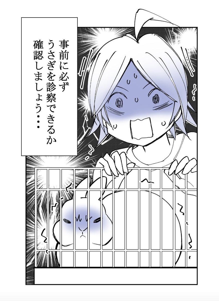 うさぎを飼う前に知ってほしい話⑤(1/2)   うさぎと病院
 #漫画がよめるハッシュタグ 
 #うさぎ  #兎年 