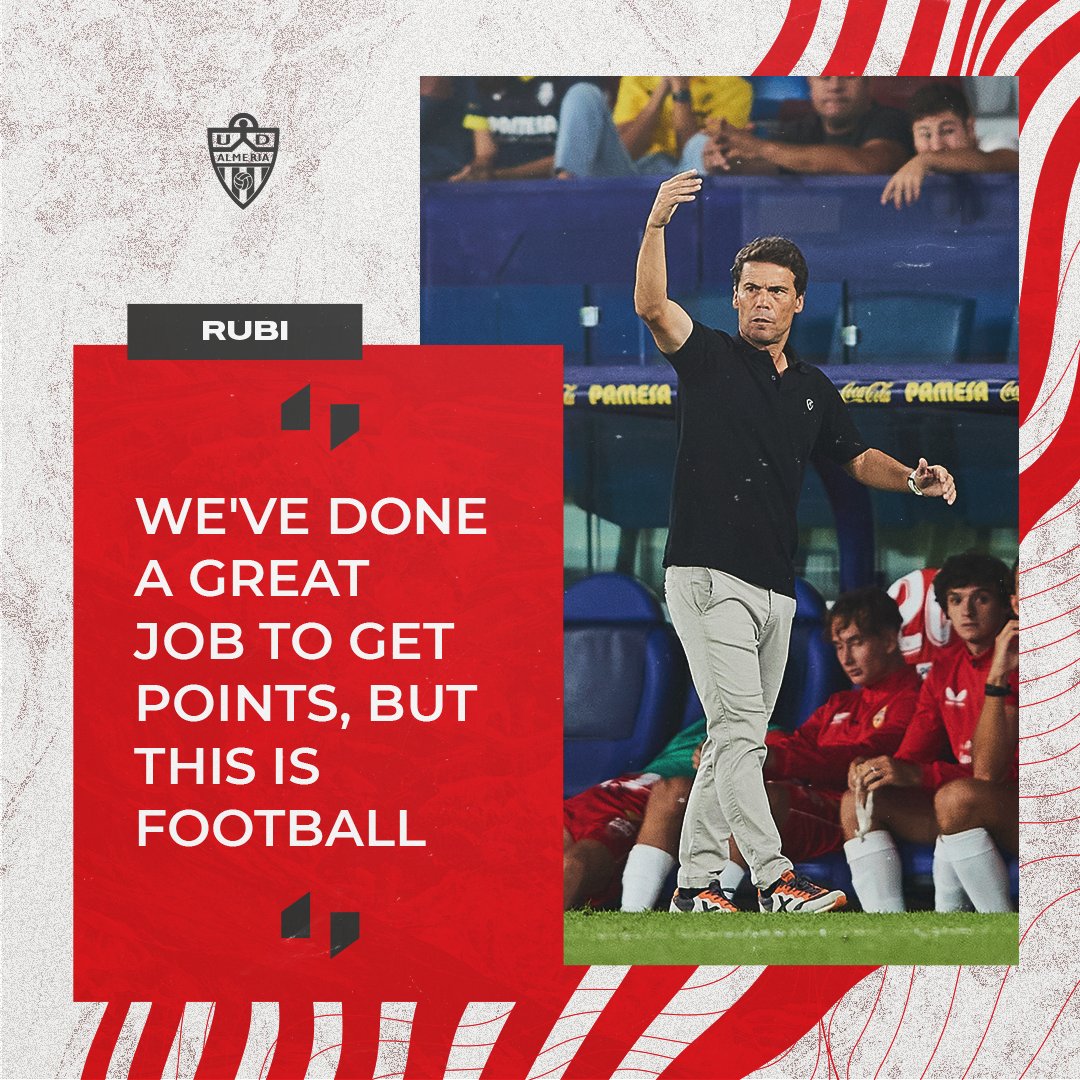 🎙 The UD Almeria gaffer regretted the cruel end to the away game at the post-match presser: 'We deserved to collect points, but we have to pick ourselves back from setback'.