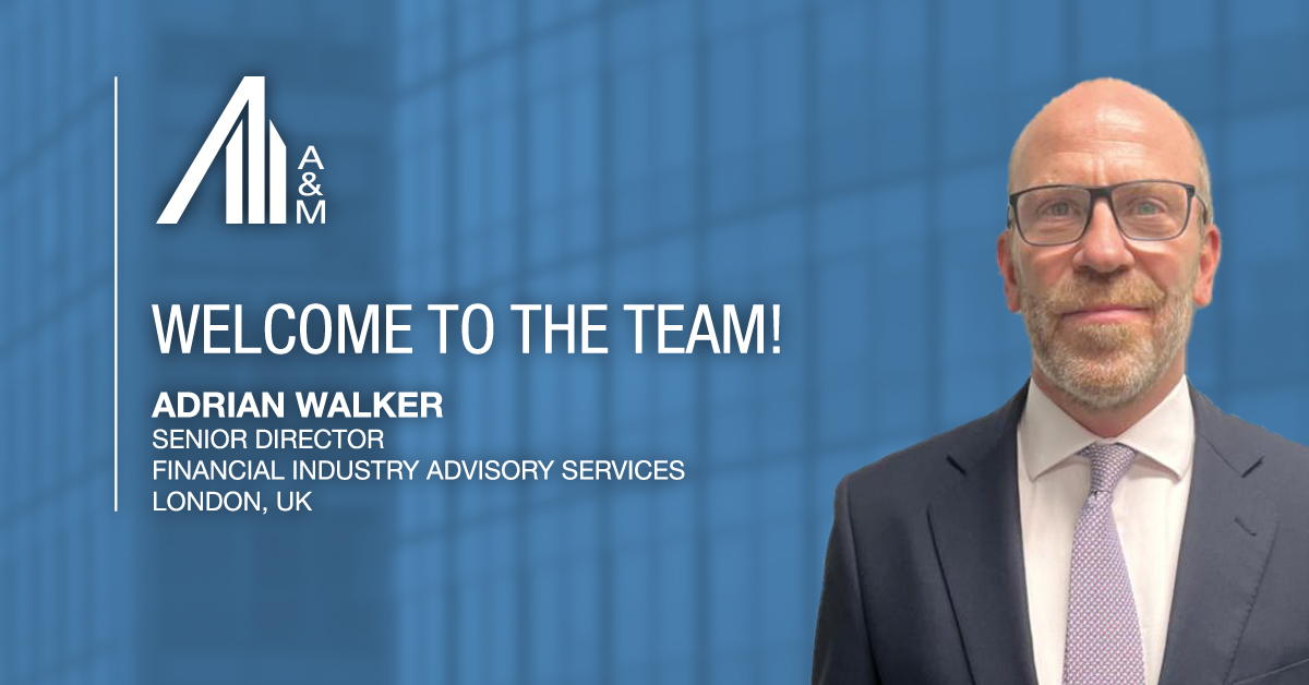 Adrian Walker, former head of Lloyds Banking Group's Global Transaction #Banking business, joins our @AlvarezMarsal team as a senior adviser. We look forward to expanding our  #FinancialServices Industry Practice under his leadership! bit.ly/3CDJnTg #WelcometotheTeam