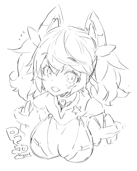 skeb絵とからくがきとか #オリジナル #PSO2 #艦これ  