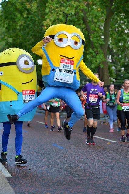 MaraMinion's tweet photo. @LondonMarathon Boooooo #NoMinionNoParty https://t.co/buqWyOrh2X