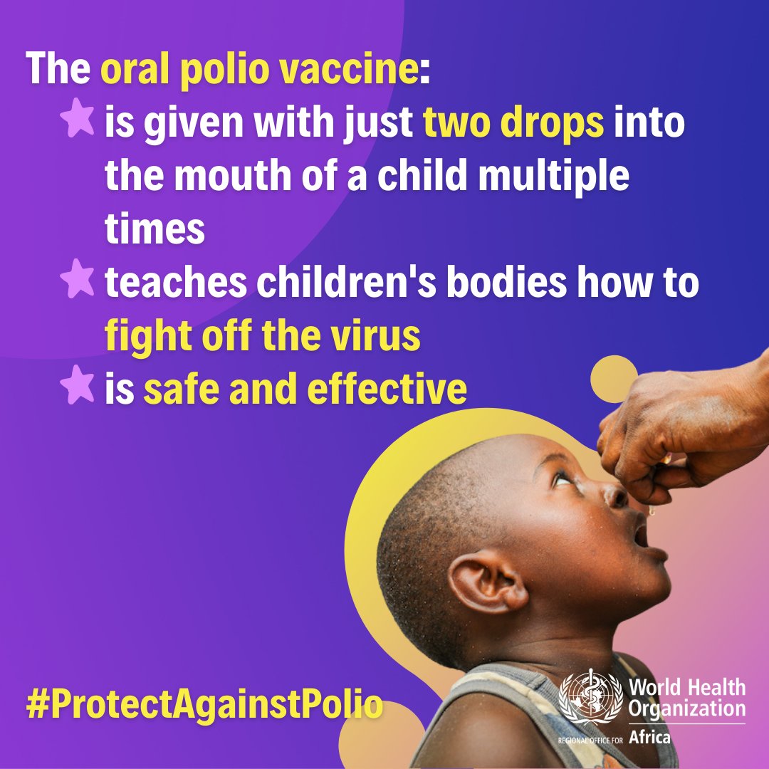 PSGhAshanti's tweet photo. Polio is a viral disease that causes permanent paralysis. 
  
Every child deserves to live in a world free of polio. 
Credit: @WHOAFRO
 #WorldPolioDay2022 #WorldPolioDay #PSGhAshanti #Pharmacist https://t.co/OFLsxwIQG4