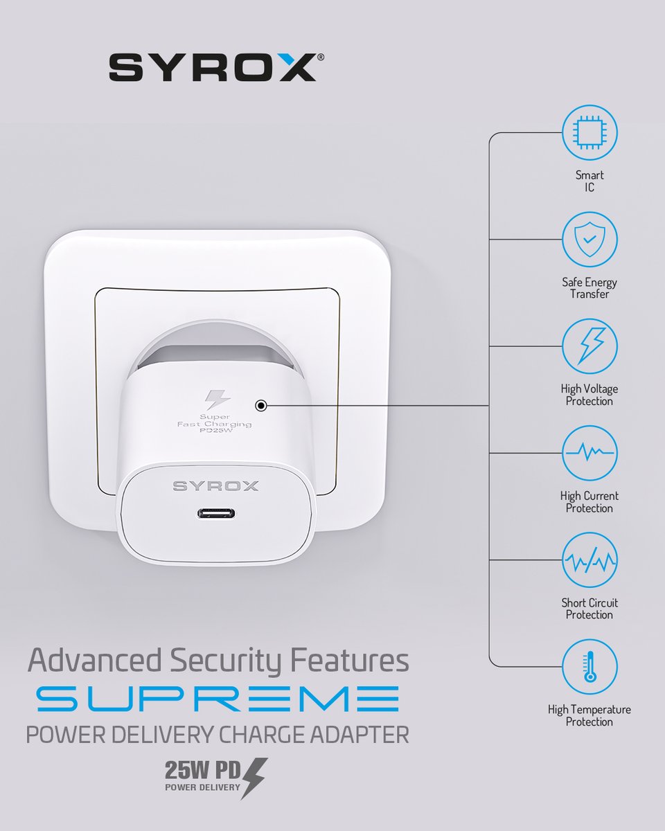 PD25W Şarj Adaptörü

Gelişmiş Güvenlik Özellikleri ile daha hızlı daha güvenli...

#syrox #charger #wallcharger #travelcharger #25wpd #powerdelivery #phone #phoneaccesories #typec