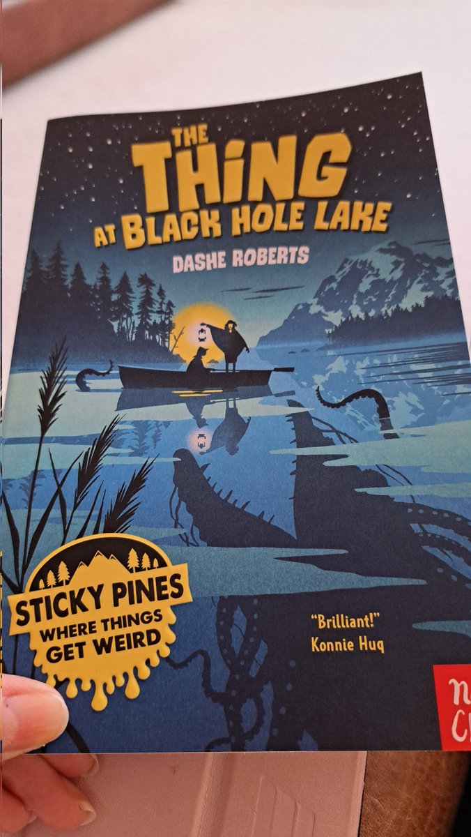 @TJGriffiths you spurred me into reading The Thing At Bkack Hole Lake & it was just as good as book 1 & perfect for this time of year. @maddashe @NosyCrow