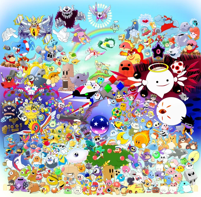 #星のカービィ30周年を365日祝いたいチャレンジ30年の歴史の中でも1,2位を争うぐらいカービィを追い詰めた敵 