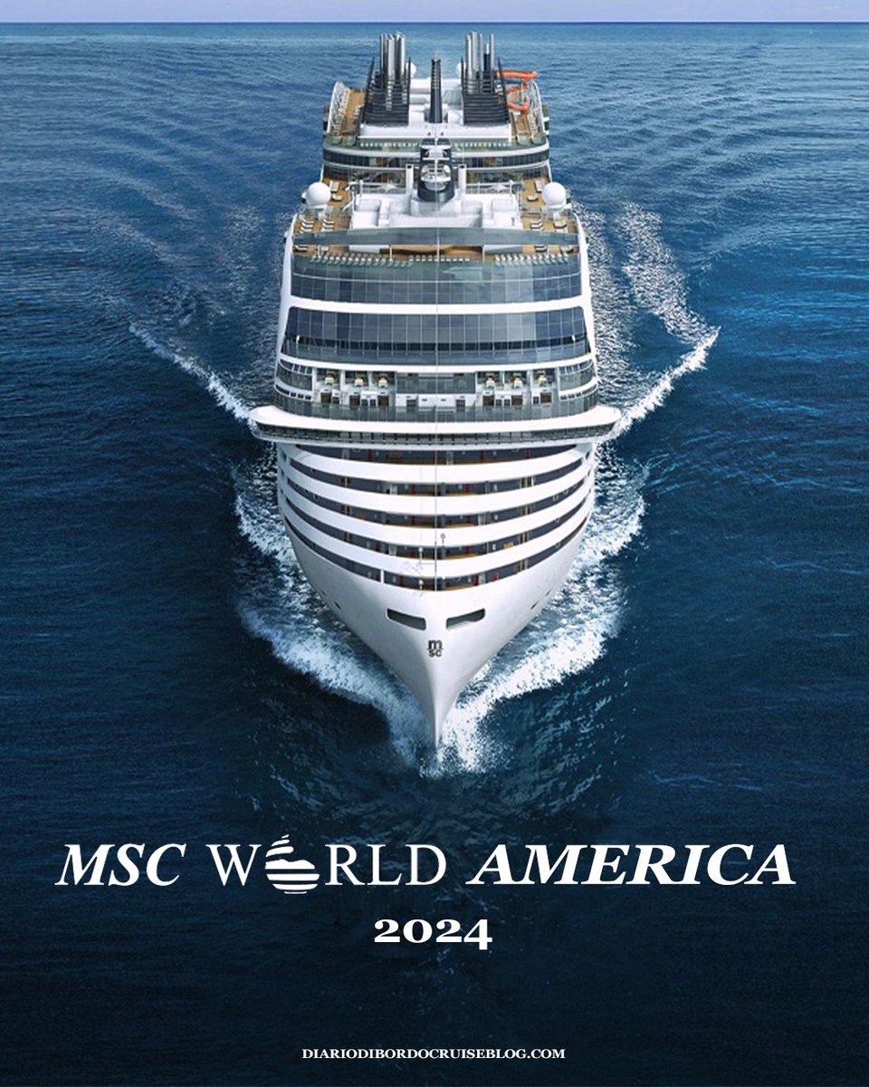 @ddbcruiseblog (@ddbcruiseblog) on Twitter photo #MSCWorldAmerica sarà la seconda unità World Class della flotta <a href="/MSC_Crociere/">MSC Crociere</a>. Debutto previsto nel 2024. #MSCWorldAmerica sarà la seconda unità World Class della flotta <a href="/MSC_Crociere/">MSC Crociere</a>. Debutto previsto nel 2024.