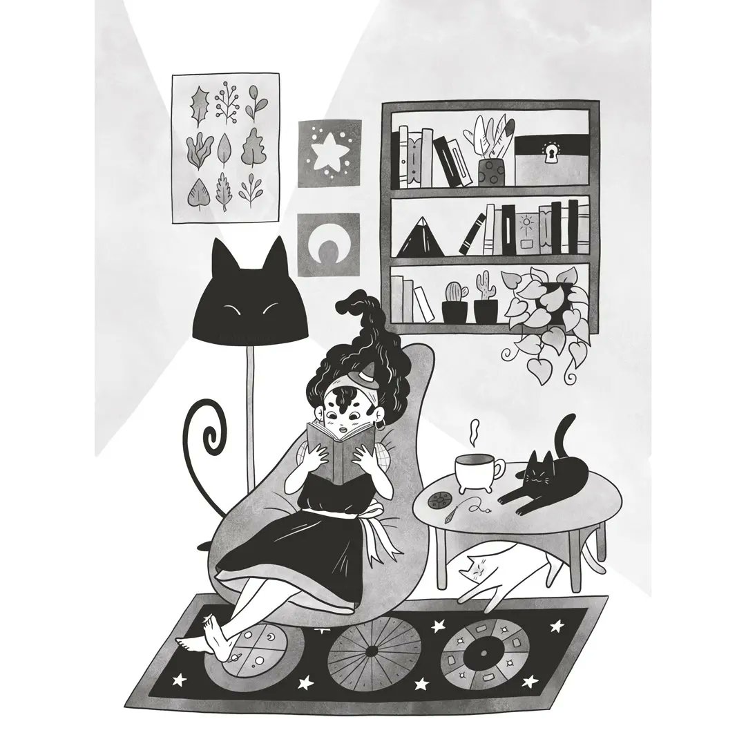 #witchingtober día 10 🏡 La casa de la bruja 🏡