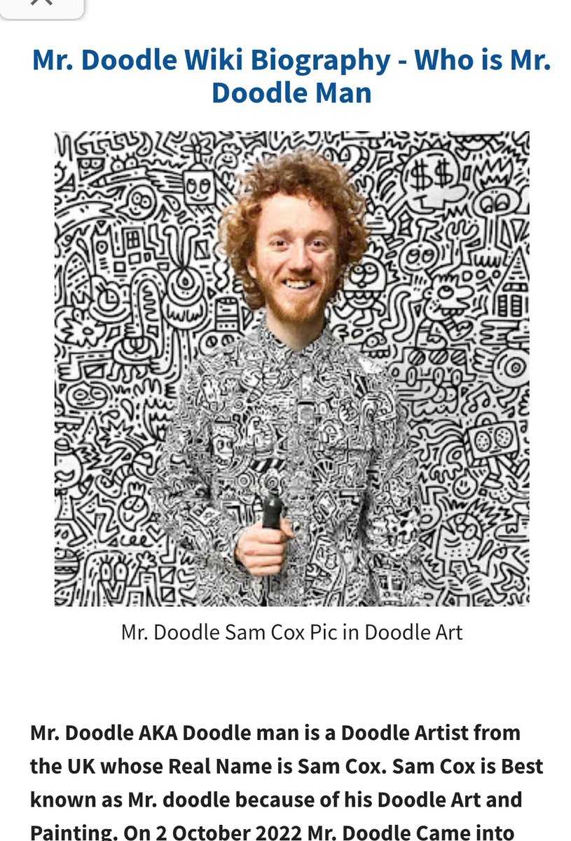 raskolnik68's tweet photo. #BuenosDiasATodos #GoodmorningtTwitterWorld #GoodMorningEveryone 
#art #doodle #garabatos #dibujos #pintura #beautyiseverywhere 
Obra del artista británico #SamCox #MrDoodle vía #Google #Pinterest https://t.co/vSLExjKVRA