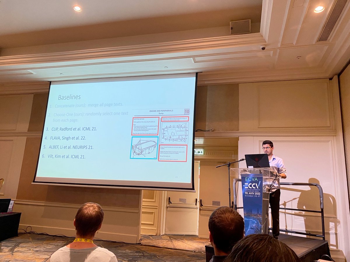 shawnmjones's tweet photo. Now at #DIRA2022 @AmitAlfassy is presenting "FETA: Towards Specializing Foundational Models for Expert Task Applications" #ECCV2022
Preprint: https://t.co/0ZqzpOEYz0 https://t.co/Le7HDmC5nB