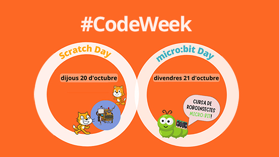 xtec's tweet photo. Vau assistir a les jornades lúdiques de programació #ScratchDay i #MicrobitDay de la setmana passada? Ara les podeu recuperar i visualitzar amb el vostre alumnat!
🔗 https://t.co/Qygzwv0cUT
#AlsCentres #CodeWeek https://t.co/u6Zedvlfzu