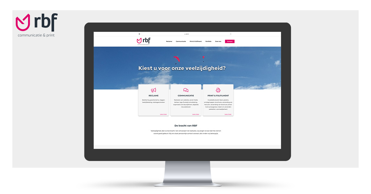 RBFcommunicatie's tweet photo. NIEUWE WEBSITE

Bij een nieuwe huisstijl hoort ook een website. 

Bekijk onze veelzijdigheid op de website!
https://t.co/z8L5n9xQtg https://t.co/1BBxGI905v