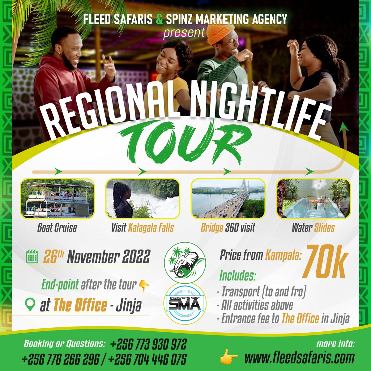 fleedsafaris's tweet photo. Book your slot. Time is running out. You get: Boat Cruise, Visit Kalagala Falls, Water slides, etc.

#JinjaExperience #TheFleedExperience #FleedSafaris #FleedTech https://t.co/EJb2HIeVUO