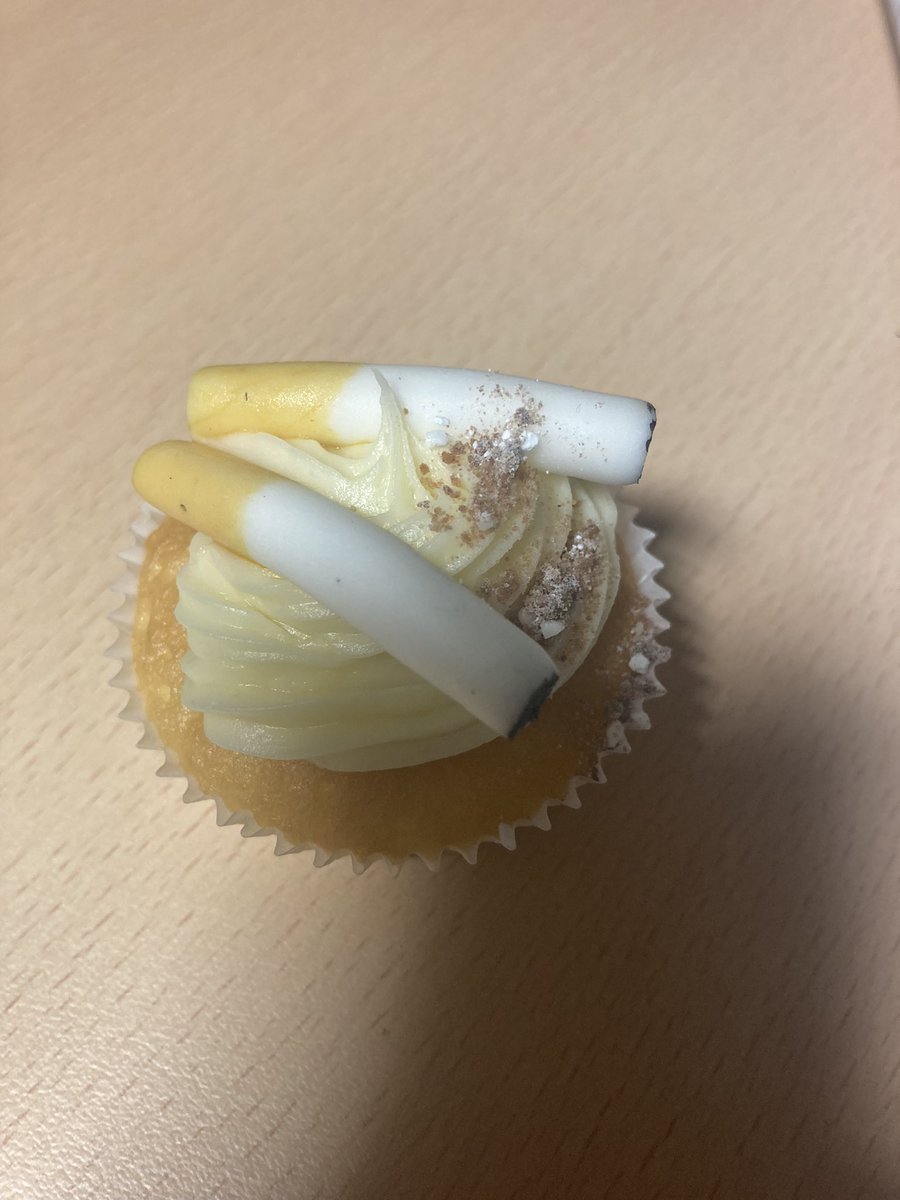 It’s week 3 of my induction at my new Trust &amp; it’s just the most supportive, open, brilliant place to be. Today we are meeting the specialist midwives &amp; the Tobacco Dependency midwife bought us a treat! We won’t forget her in a hurry! 😋