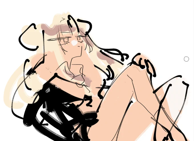 描くか～(描いてる) 