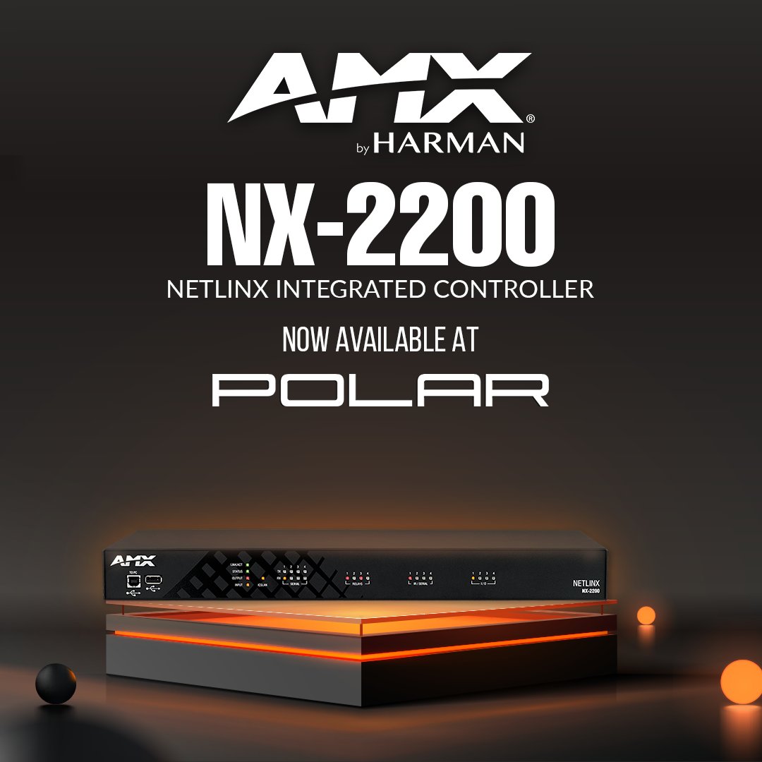 The NX-2200 from <a href="/AMXtalk/">AMX</a>  is back in stock at polar. This programmable network appliance allows you to control AV and building technology using multiple analog and digital formats.

Find out more at: lnkd.in/e6JbHJSA