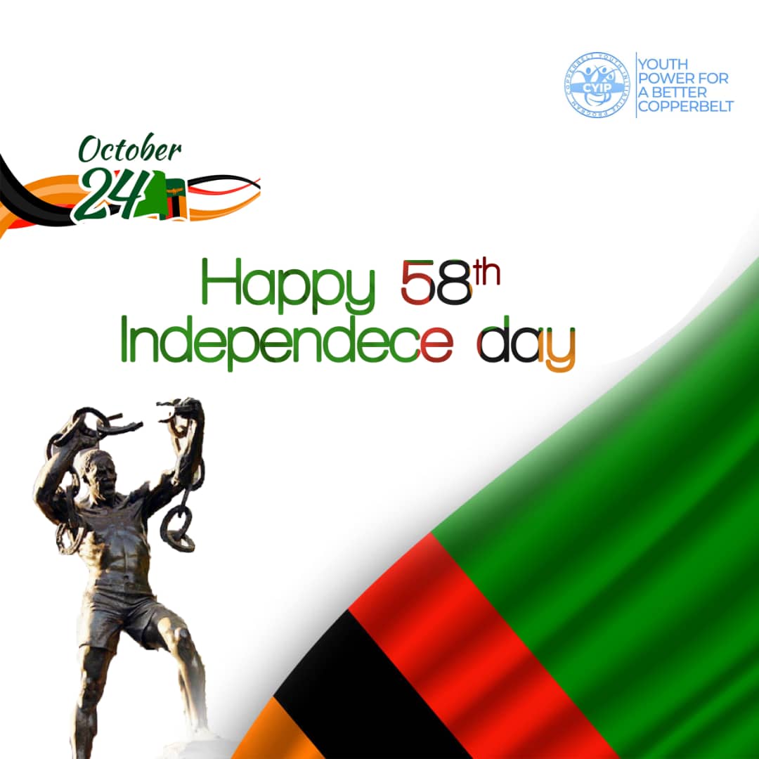 Cyipzam's tweet photo. Happy 58th independence day Zambia... https://t.co/ZehOnbNEv8