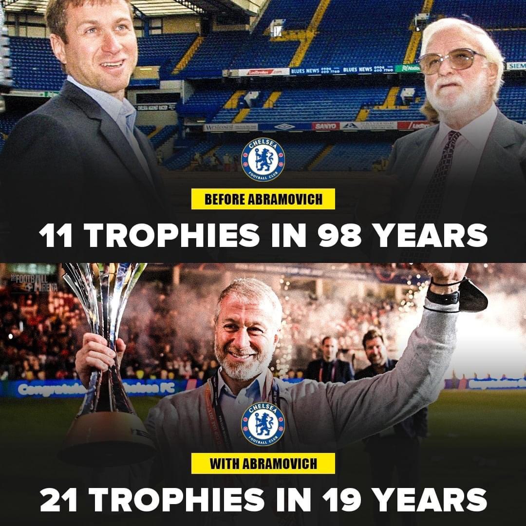 Happy birthday to one man who can never be forgotten in Chelsea\s history
Roman Abramovich  