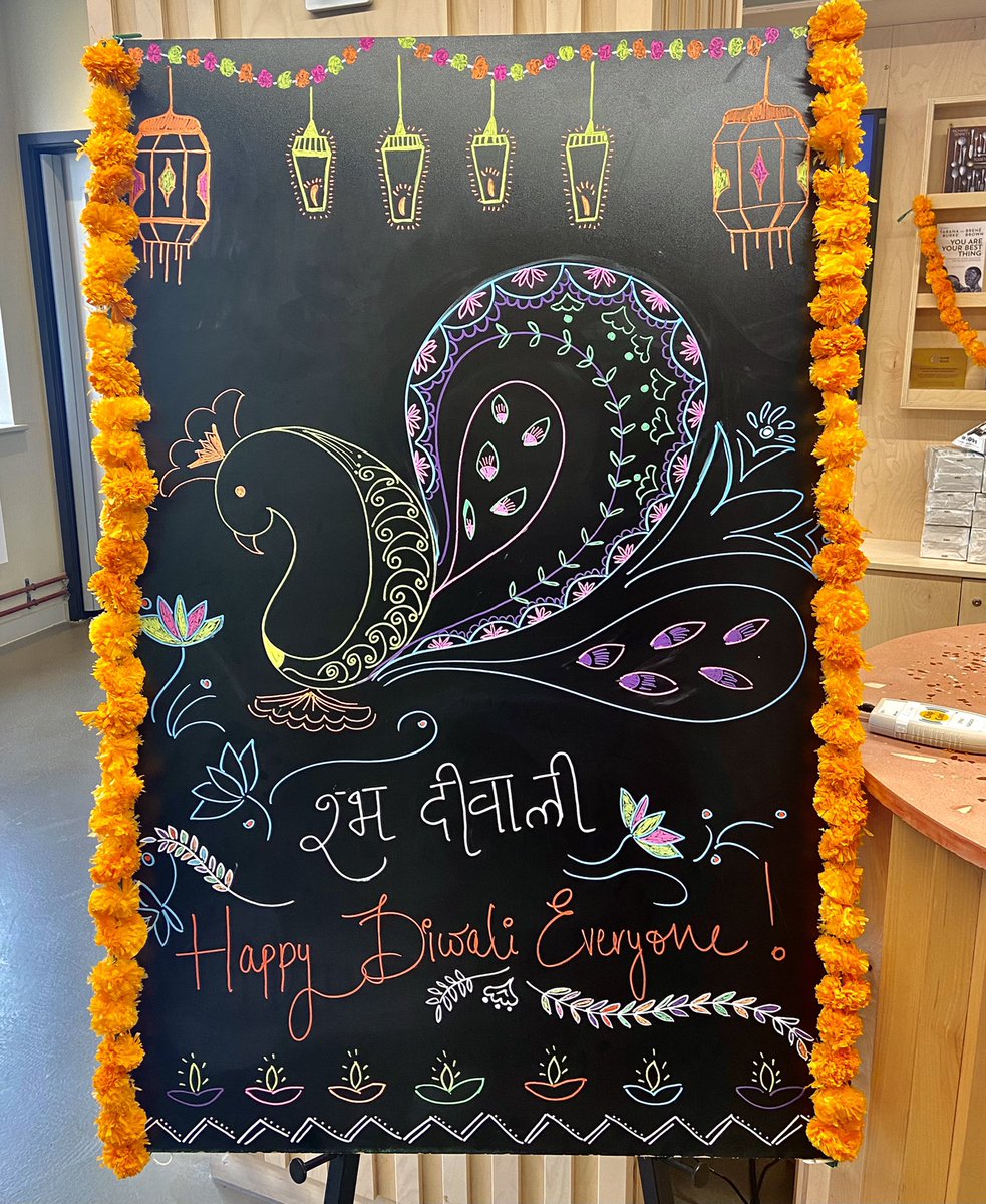 A very happy Diwali to all our customers, colleagues and partners who are celebrating today and throughout rest of the week 🪷✨ The beautiful artwork you can see here was created by our very own Anokhee and we’re so pleased it’s on display for all to enjoy 🎨🌟 शुभ दीवाली