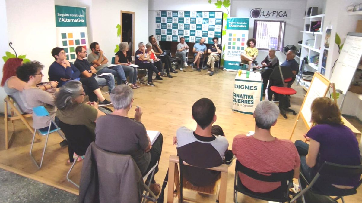 AE_LHospitalet's tweet photo. L’ALTERNATIVA D’ESQUERRES DE L’HOSPITALET CELEBRA UNA ASSEMBLEA PLENÀRIA PER VALORAR LES ALIANCES PER A LES ELECCIONS DEL 2023. Fil👇 https://t.co/BcaL9Bpw8t