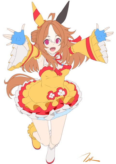 リッキーさんに仮色を置いた😉 