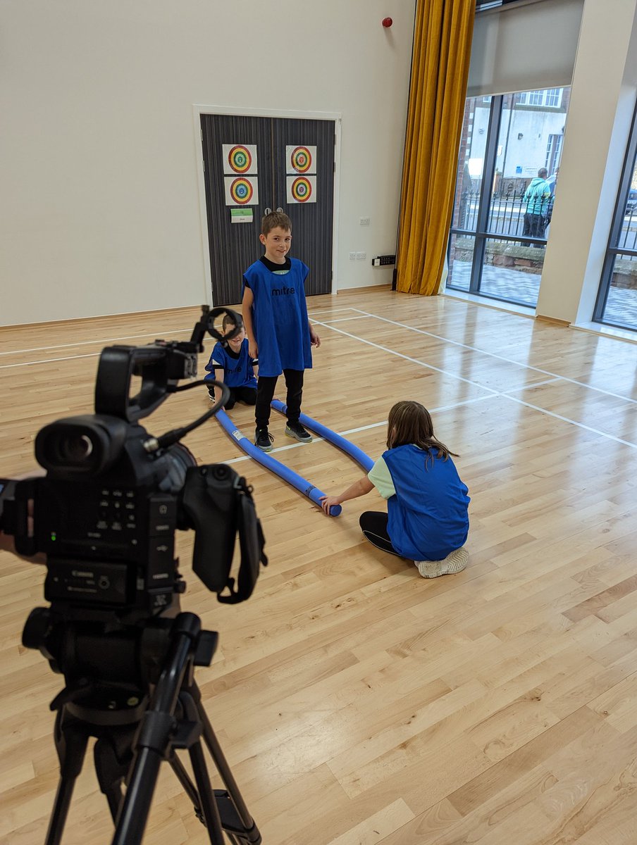 FILMING 📽️ our Fundamental Movement Skills videos today. 45+ Instant Activities! Launches soon! Thanks to @sacred_heartps pupils for demonstrating 🏃#QualityPE @SATPE_Primary