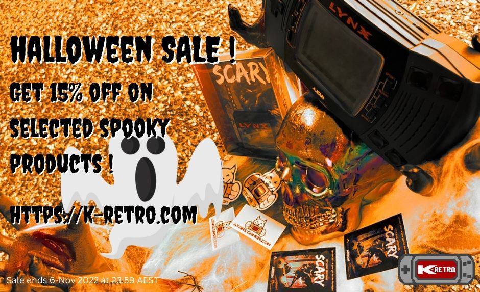 kretro_gaming's tweet photo. Celebrate #Halloween with us and get 15% off on selected #spooky products from our store!
🎃 https://t.co/QsnHNi86gv
#AtariLynx #RetroConsoles #RetroGaming #RetroHardware #RetroMods #GameDisplay #DisplayStand #RetroCollection #HomeBrewGames #GameJam https://t.co/r6MXrkOay1