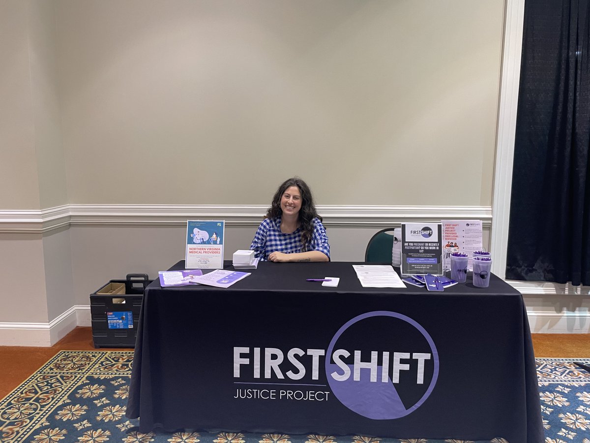 1stShiftJustice's tweet photo. Come check us out at @VNPCMomsBabies Annual Summit in Fredericksburg TODAY! We are so happy to get out into the community and share information about our work in VA with other maternal health advocates #VNPC6th #VNPC #maternalhealth https://t.co/IZxUakR0gJ