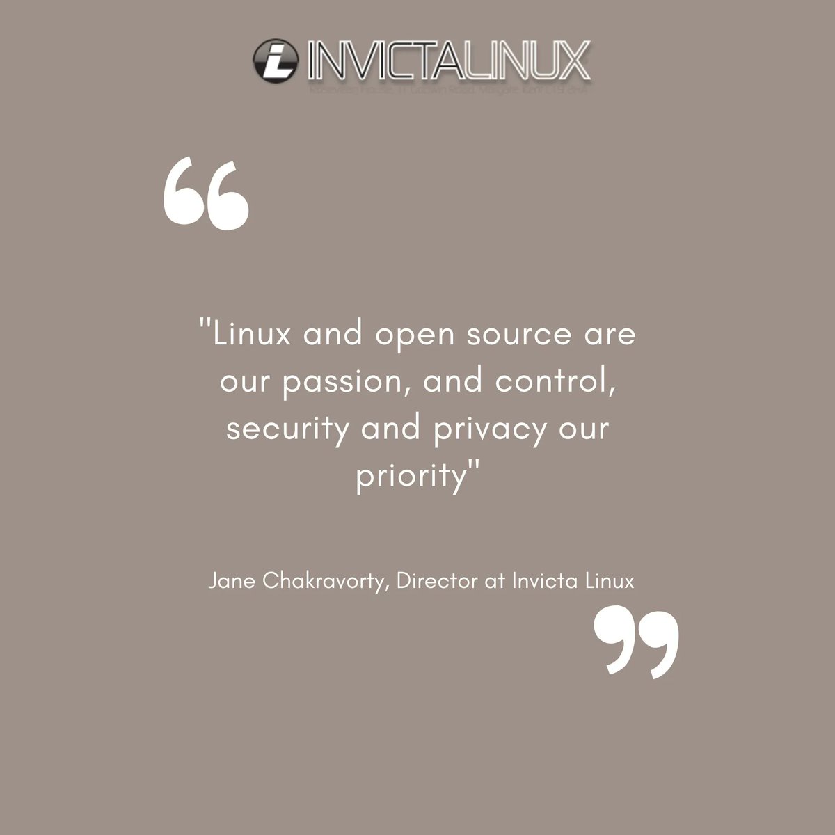 Invictalinux's tweet photo. We are the market leader in supplying software licensing, cybersecurity solutions, training and support, and private cloud storage to SMEs.
 
#Linux and #opensource are our passion, and #control, #security and #privacy our priority

Find out more about: https://t.co/QwEnKUKHas https://t.co/xvVa3R5coo