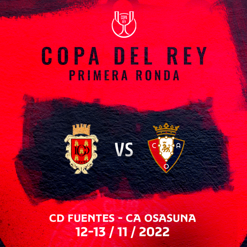Osasuna's tweet photo. #Osasuna se enfrentará al @CDFuentesOf en la primera ronda de #CopaDelRey